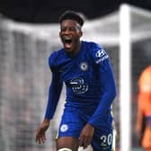 Chelsea winger Callum Hudson-Odoi.  (Photo by Mike Hewitt/Getty Images)