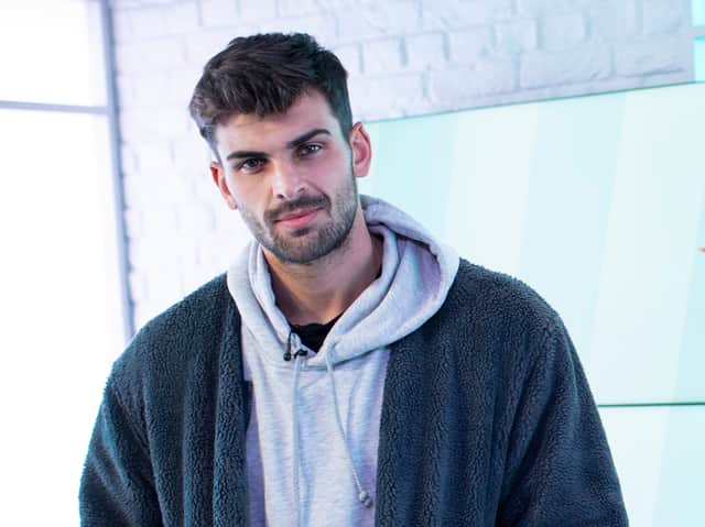 Adam Collard is back in the Love Island Villa.