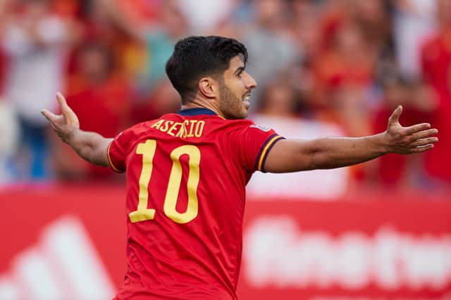 Real Madrid and Spain international Marco Asensio. (Photo by Fran Santiago/Getty Images)
