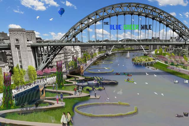 Images of how the Quayside may look in the future (Image: NE1)