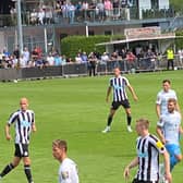 Sven Botman made his non-competitive debut for Newcastle United against 1860 Munich. 