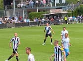 Sven Botman made his non-competitive debut for Newcastle United against 1860 Munich. 