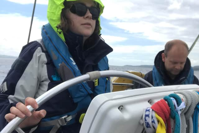 Okroj said the experience had ‘boosted my confidence a lot’ after she and fellow cancer survivors took on a boating trip