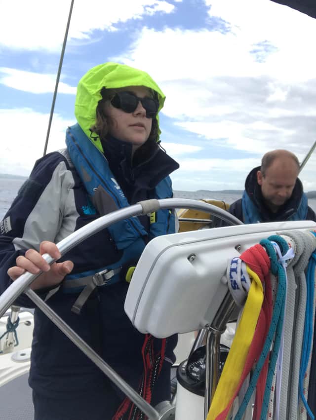 Okroj said the experience had ‘boosted my confidence a lot’ after she and fellow cancer survivors took on a boating trip