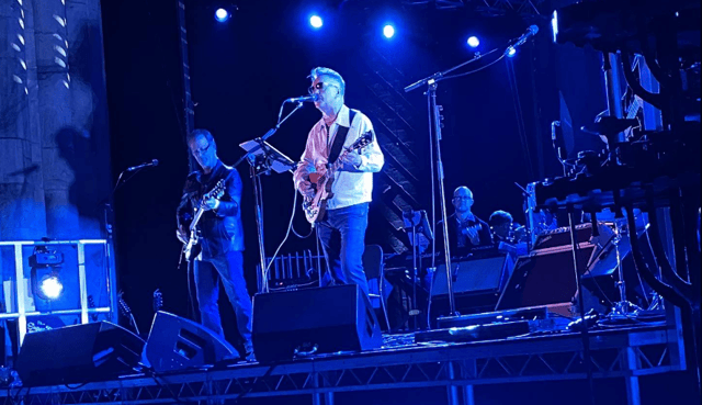 Richard Hawley fired through some of his greatest tracks alongside the NASUWT Brass Band (Credit - Lucy Joyce)