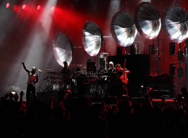 <p>Maxim Reality of The Prodigy performing in 2015 (Image: Getty Images)</p>