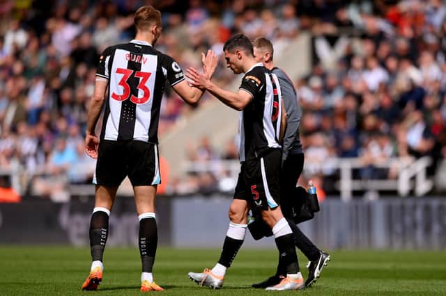 Newcastle United defender Fabian Schar.
