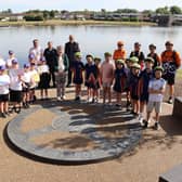 Schoolchildren attended the opening