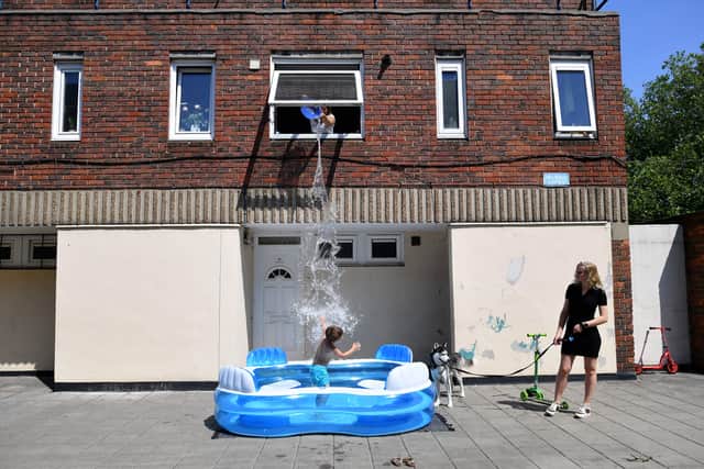 Paddling pools and hose pipes are causing water use to rocket (Image: Getty Images)