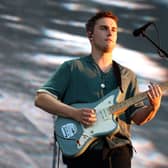 Sam Fender performing live at Finsbury Park