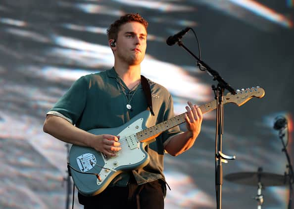 Sam Fender performing live at Finsbury Park