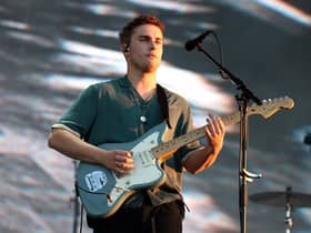Sam Fender performing live at Finsbury Park