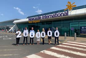 Newcastle Airport celebrate 2 million