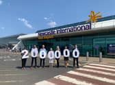 Newcastle Airport celebrate 2 million