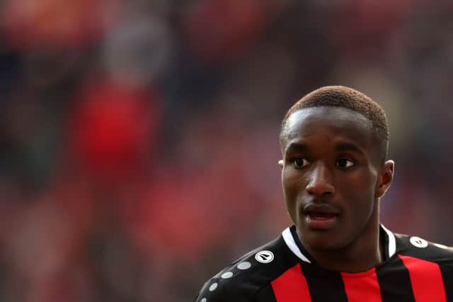 Bayer Leverkusen winger Moussa Diaby.