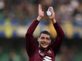 Italy striker Andrea Belotti is a free agent after leaving Torino. (Photo by Alessandro Sabattini/Getty Images)