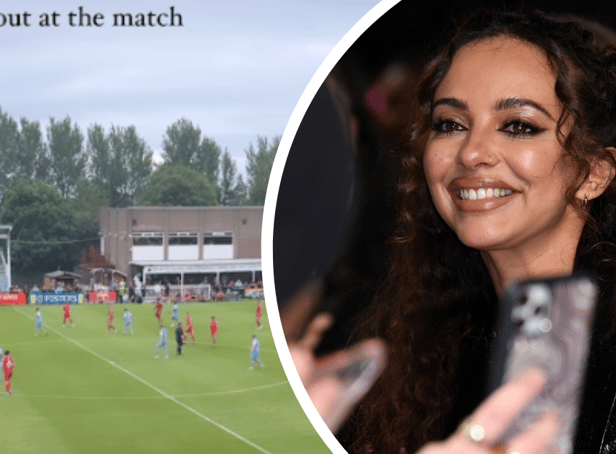 <p>Jade Thirlwall took a trip to South Shields FC (Image: Instagram @jadethirlwall / Getty Images)</p>