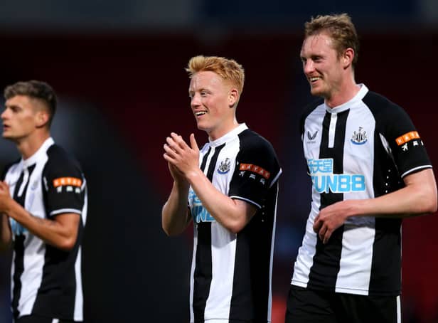 <p>Newcastle United midfielder Matty Longstaff. (Photo by Charlotte Tattersall/Getty Images)</p>
