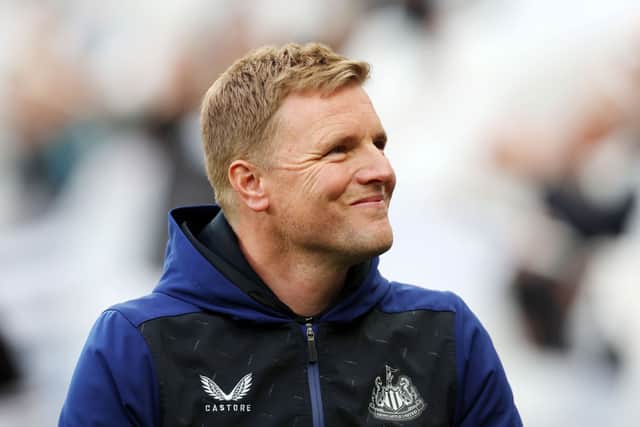 Newcastle United head coach Eddie Howe. (Photo by Ian MacNicol/Getty Images)