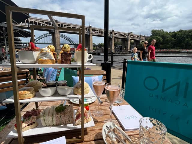 The afternoon tea platter at Gino’s