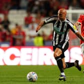 Newcastle United midfielder Jonjo Shelvey.  (Photo by Gualter Fatia/Getty Images)