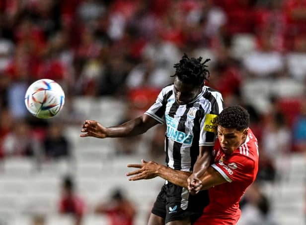 <p>Newcastle United left-back Matty Bondswell. (Photo by PATRICIA DE MELO MOREIRA/AFP via Getty Images)</p>