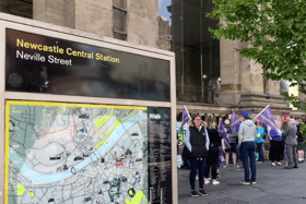 RMT strikes in Newcastle