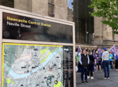 RMT strikes in Newcastle