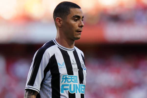 Newcastle United attacking midfielder Miguel Almiron.  