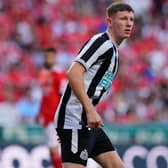 Newcastle United attacking midfielder Elliot Anderson. (Photo by Gualter Fatia/Getty Images)