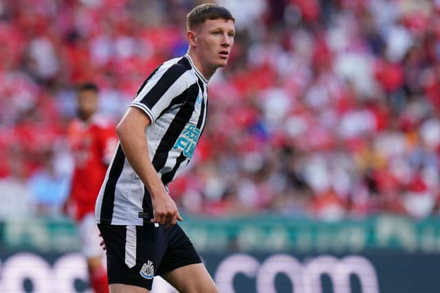 Newcastle United attacking midfielder Elliot Anderson. (Photo by Gualter Fatia/Getty Images)