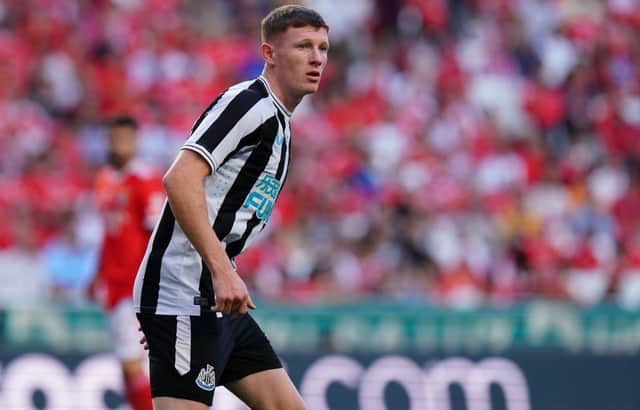 <p>Newcastle United attacking midfielder Elliot Anderson. (Photo by Gualter Fatia/Getty Images)</p>