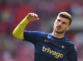 Chelsea striker Timo Werner has emerged as a target for Newcastle United. (Photo by BEN STANSALL/AFP via Getty Images)
