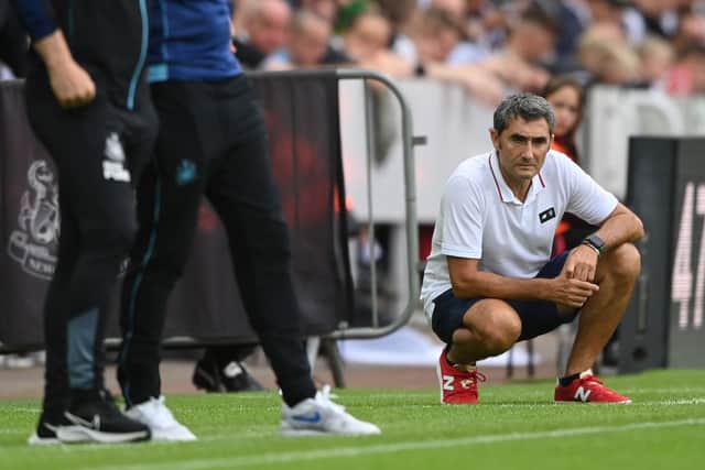 Athletic Bilbao boss Ernesto Valverde. (Photo by Stu Forster/Getty Images)