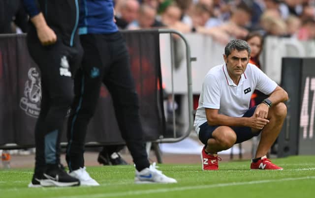 Athletic Bilbao boss Ernesto Valverde. (Photo by Stu Forster/Getty Images)