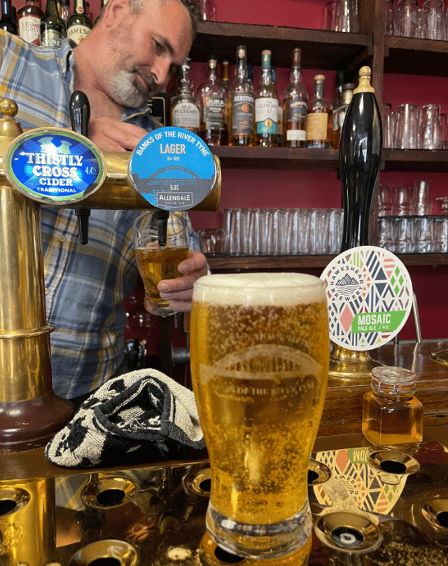 The lager is named after ‘Banks of the River Tyne'