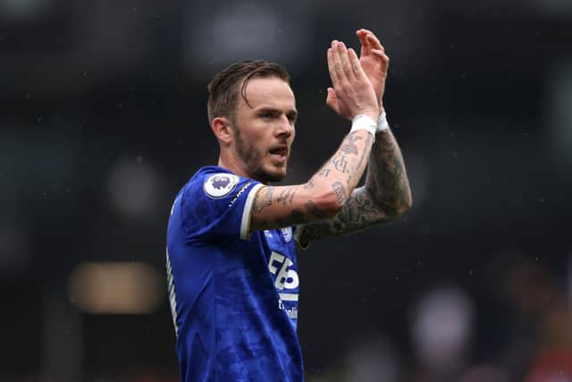 Newcastle United have had two bids rejected by Leicester City for James Maddison. (Photo by Paul Harding/Getty Images)