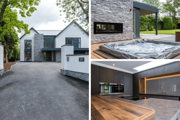 The house is on the market for just under £2 million.