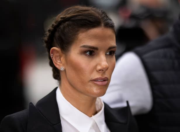<p>Rebekah Vardy has given an exclusive interview to TalkTv in the aftermath of her defamation trial against Colleen Rooney, known as the ‘Wagatha Christie’ trial. (Credit: Getty Images)</p>