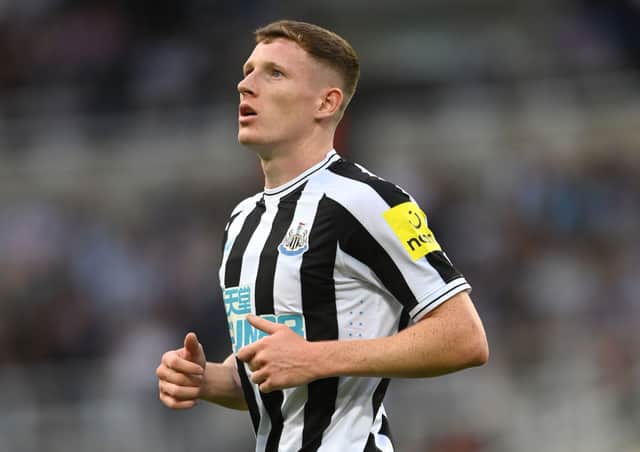 Newcastle United breakout star Elliot Anderson. (Photo by Stu Forster/Getty Images)