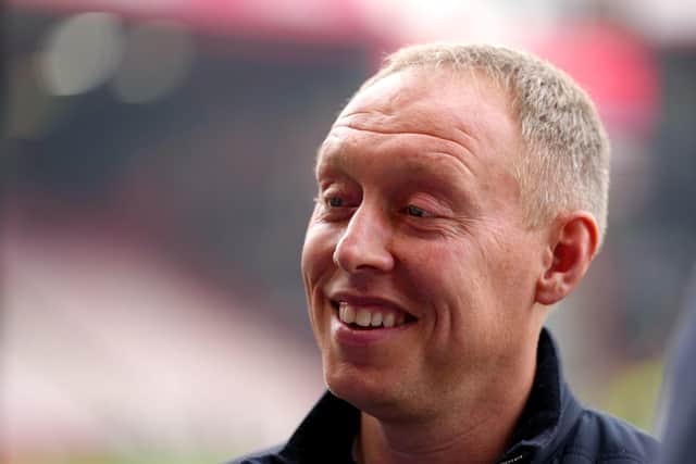  File photo dated 03-05-2022 of Nottingham Forest manager Steve Cooper, who is relaxed about his contract situation as he prepares to lead his team back into the big time. Issue date: Friday August 5, 2022. PA Photo. See PA story SOCCER Forest. Photo credit should read John Walton/PA Wire.