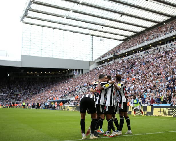 Newcastle United’s new predicted Premier League finish after opening day win against Nottingham Forest. (Photo by Jan Kruger/Getty Images)