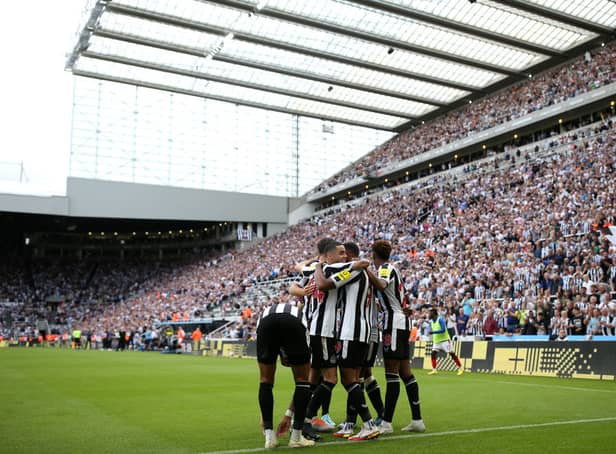 Newcastle United’s new predicted Premier League finish after opening day win against Nottingham Forest. (Photo by Jan Kruger/Getty Images)