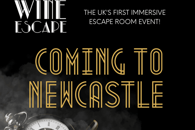 The UK’s first immersive escape room event, Wine Escape arrives in Newcastle in October.