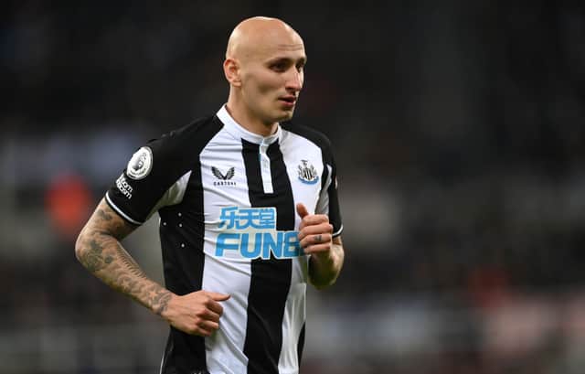 Newcastle United midfielder Jonjo Shelvey is set to spend three months on the sidelines. (Photo by Stu Forster/Getty Images)