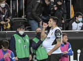 Valencia striker Maxi Gomez is the latest name to be linked with Newcastle United. (Photo by JOSE JORDAN/AFP via Getty Images)