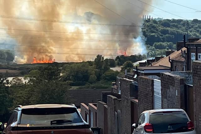 Ryton fire (Image: @grahambull67 Twitter)