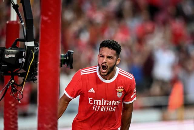 Benfica striker Goncalo Ramos is reportedly on Newcastle United’s radar. (Photo by PATRICIA DE MELO MOREIRA/AFP via Getty Images)