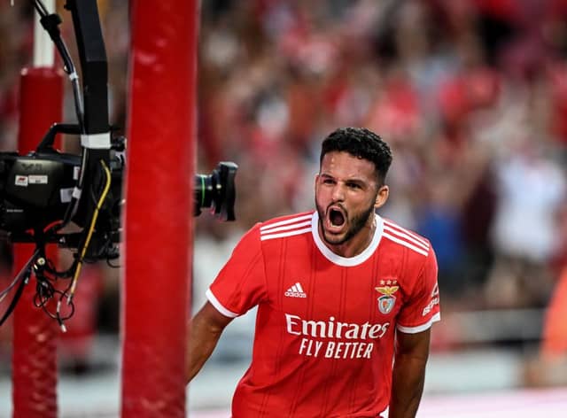 Benfica striker Goncalo Ramos is reportedly on Newcastle United’s radar. (Photo by PATRICIA DE MELO MOREIRA/AFP via Getty Images)