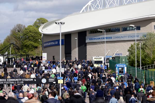 Fans make their way to the Amex (Image: Gety Images)